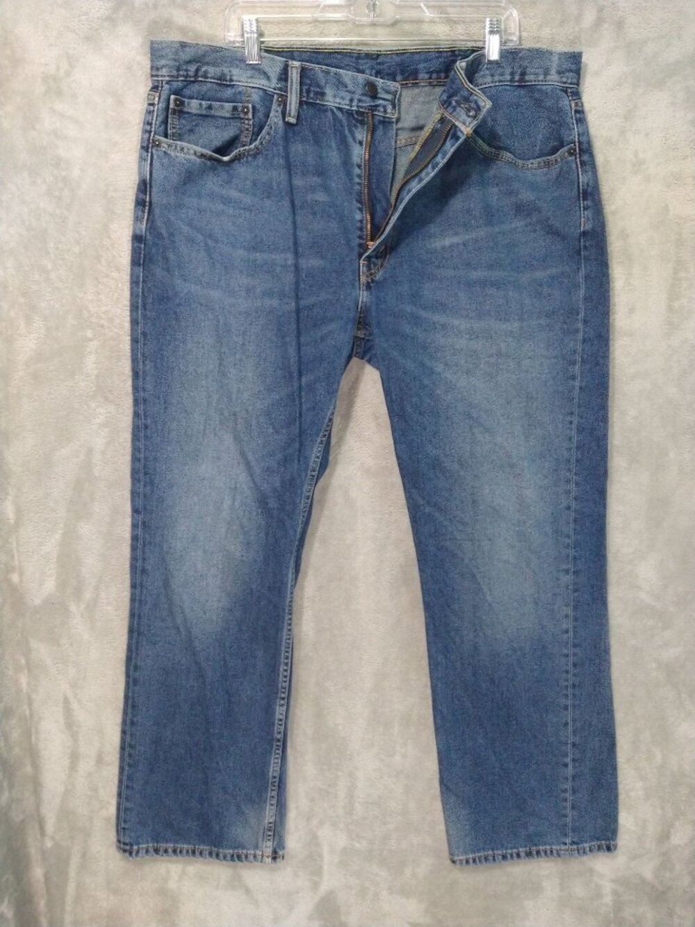 Levis 559 Jeans Mens 40x32 Blue Denim Relaxed Straight Mid Rise Medium Wash